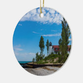 Point Betsie Light Keramikornament (Links)