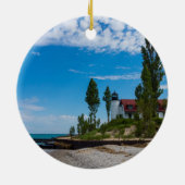 Point Betsie Light Keramikornament (Hinten)