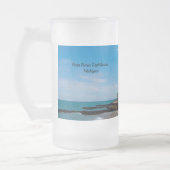 Point Betsie Light Mattierte Tasse (Links)