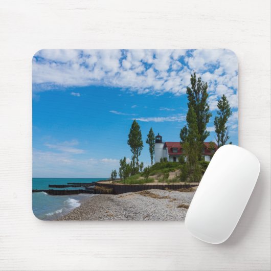 Point Betsie Light Mousepad (Mit Mouse)