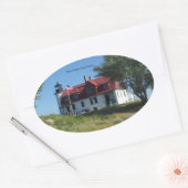 Point Betsie Lighthouse Aufkleber (Umschlag)