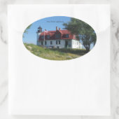 Point Betsie Lighthouse Aufkleber (Tasche)