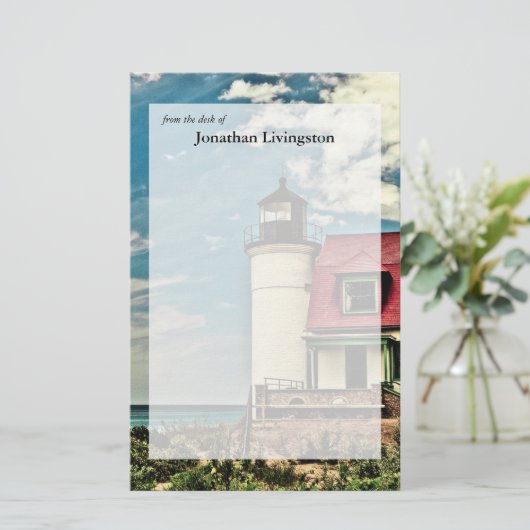 Point Betsie Lighthouse Briefpapier (Stehend Vorderseite)