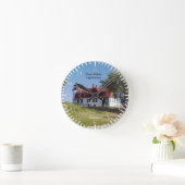 Point Betsie Lighthouse clock Runde Wanduhr (Zuhause)