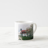 Point Betsie Lighthouse Espresso Tasse (Vorderseite Rechts)