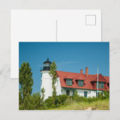Point Betsie Lighthouse, Frankfort, Michigan Postkarte (Vorne/Hinten)