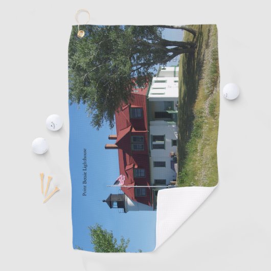 Point Betsie Lighthouse Golfhandtuch (Insitu)