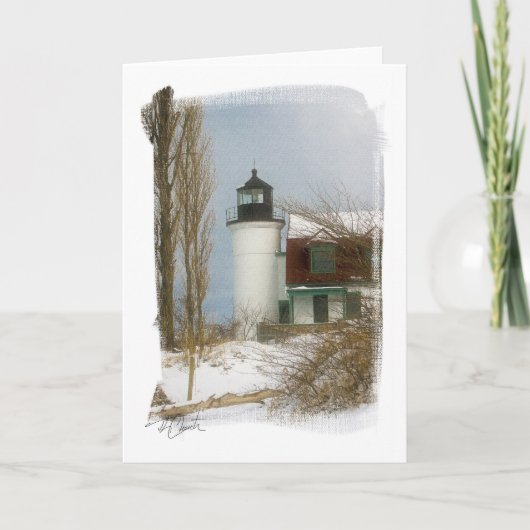 Point Betsie Lighthouse Greeting card Karte (Vorderseite)