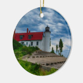 Point Betsie Lighthouse Keramik Ornament (Links)