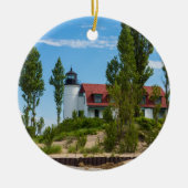 Point Betsie Lighthouse Keramikornament (Vorne)