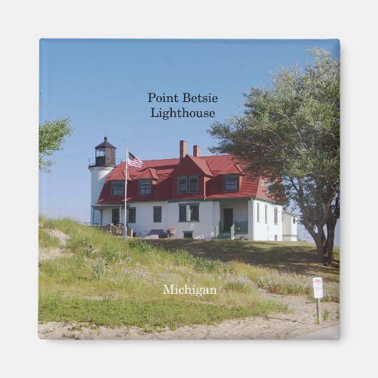 Point Betsie Lighthouse Magnet (Vorne)