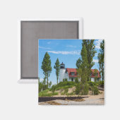 Point Betsie Lighthouse Magnet (Vorderseite/Rückseite)
