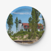 Point Betsie Lighthouse Pappteller (Vorderseite)