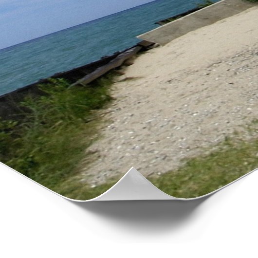 Point Betsie Lighthouse Poster (Ecke)