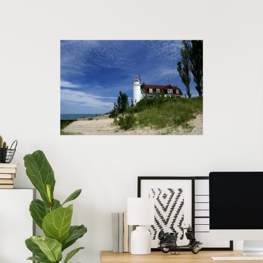 Point Betsie Lighthouse Poster (Heimbüro)
