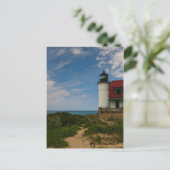 Point Betsie Lighthouse Postkarte (Stehend Vorderseite)