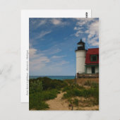 Point Betsie Lighthouse Postkarte (Vorne/Hinten)