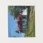 Point Betsie Lighthouse Tapestry Wandteppich (Vorderseite)