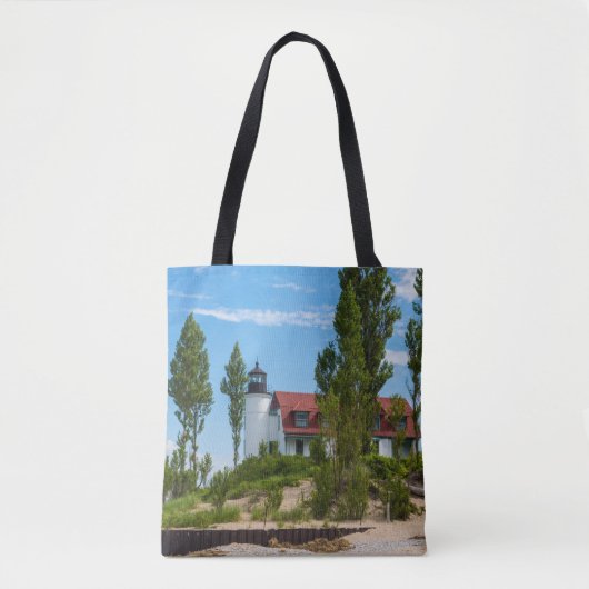 Point Betsie Lighthouse Tasche (Vorderseite)