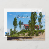 Point Betsie Lighthouse Vielen Dank Postcard Postkarte (Vorne/Hinten)