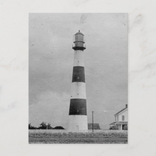 Point Bolivar Lighthouse Postkarte (Vorderseite)