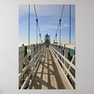 Point Bonita Leuchtturm, San Fransisco, Farbe Poster