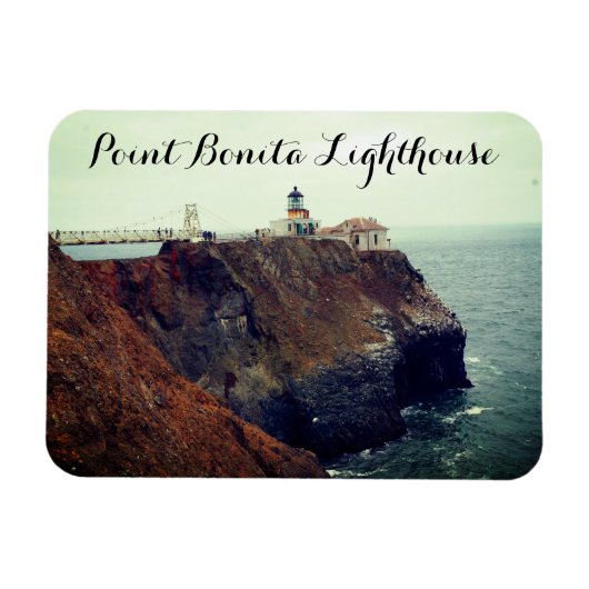 Point Bonita Lighthouse #1-2 Magnet (Horizontal)