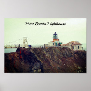 Point Bonita Lighthouse #1-3 Poster