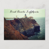 Point Bonita Lighthouse #1-3 Postkarte (Vorderseite)