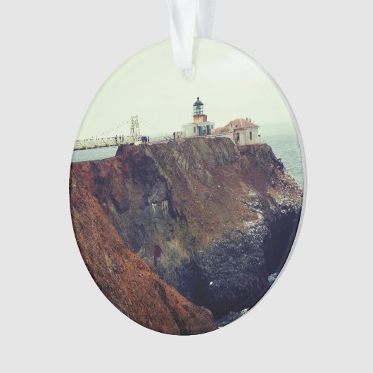Point Bonita Lighthouse #1 Ornament (Vorderseite)