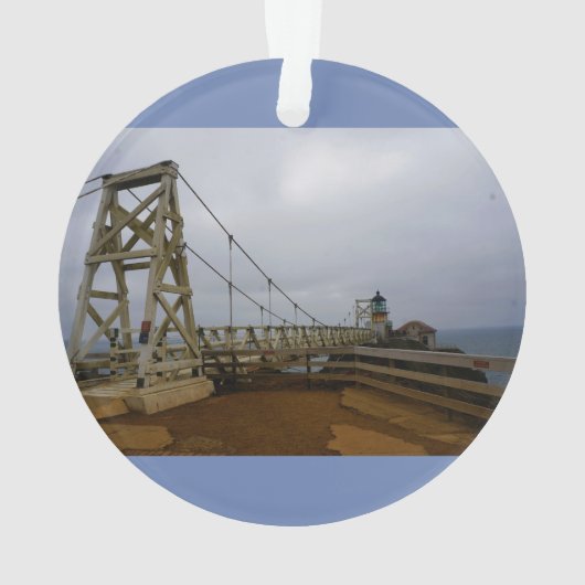 Point Bonita Lighthouse #2-2 Ornament (Rückseite)