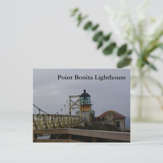Point Bonita Lighthouse #2-3 Postkarte (Stehend Vorderseite)