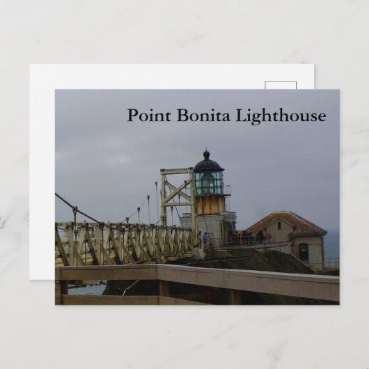 Point Bonita Lighthouse #2-3 Postkarte (Vorne/Hinten)
