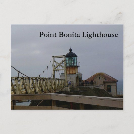 Point Bonita Lighthouse #2-3 Postkarte (Vorderseite)
