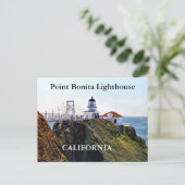 Point Bonita Lighthouse, California Postcard Postkarte (Stehend Vorderseite)