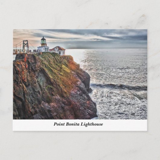 Point Bonita Lighthouse Postcard Postkarte (Vorderseite)