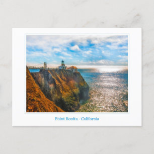Point Bonita Lighthouse Postcard Postkarte