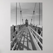 Point Bonita Lighthouse, San Fransisco, B&W Poster (Vorne)