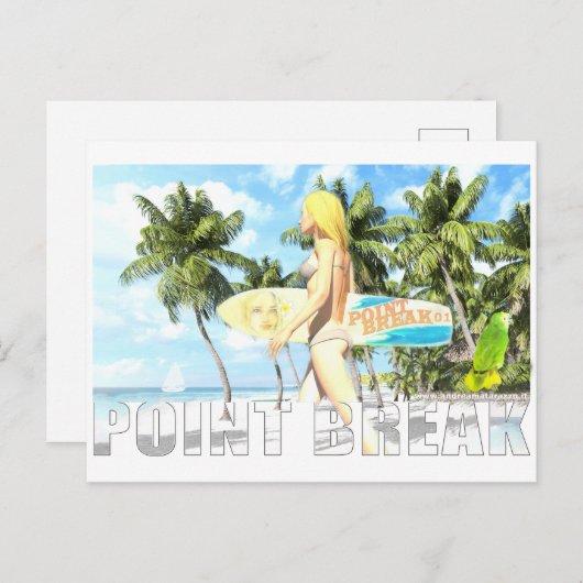 Point Break 01 Postkarte (Vorne/Hinten)