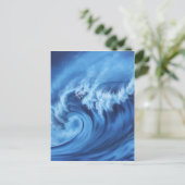 Point Break Blue Postkarte (Stehend Vorderseite)