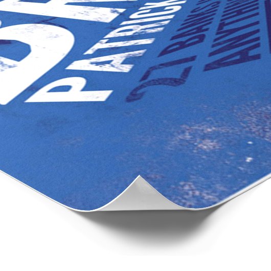 Point Break Poster (Ecke)