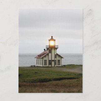 Point Cabrillo Lighthouse, Kalifornien Postkarte