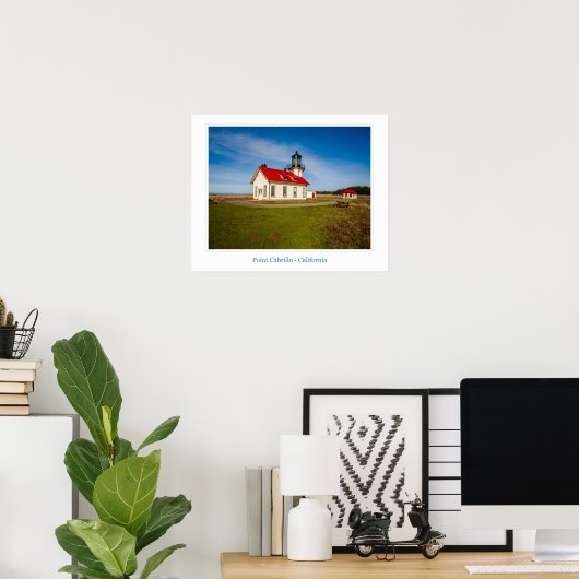 Point Cabrillo Lighthouse Poster (Heimbüro)