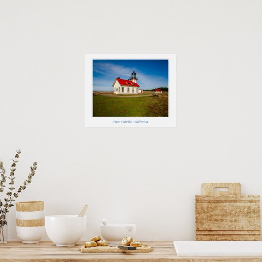 Point Cabrillo Lighthouse Poster (Küche)