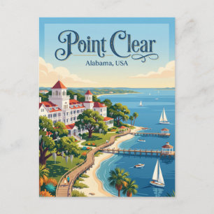 Point Clear Alabama Postkarte