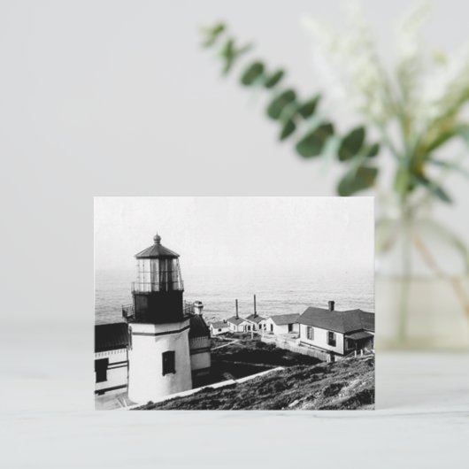 Point Conception Lighthouse Postkarte (Stehend Vorderseite)