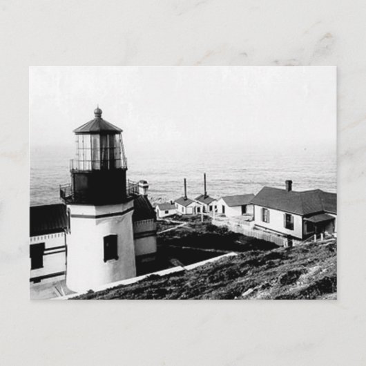 Point Conception Lighthouse Postkarte (Vorderseite)