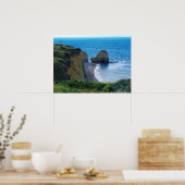 Point Du Hoc Normandy, Frankreich Poster (Küche)