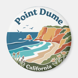 Point Dume State Beach Kalifornien Magnet