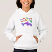 Point Fermin Dolphins 2020 2021 White Hoodie (Vorderseite)